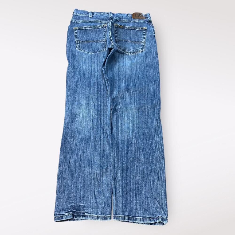 Lee‎ Relaxed Fit Bootcut Jeans Mens Size 34x32 Blue Streetwear Casual